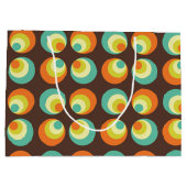 Disco 70s 60s Retro Pop Culture ラージペーパーバッグ (裏面)