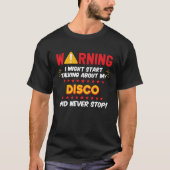 Disco 70s Dance Music Joke Graphic Tシャツ (正面)