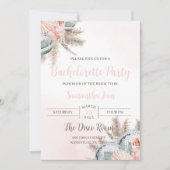 Disco Bachelorette Party Invitation Bohemian Disco 招待状 (正面)