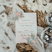 Disco Bachelorette Party Invitation Bohemian Disco 招待状