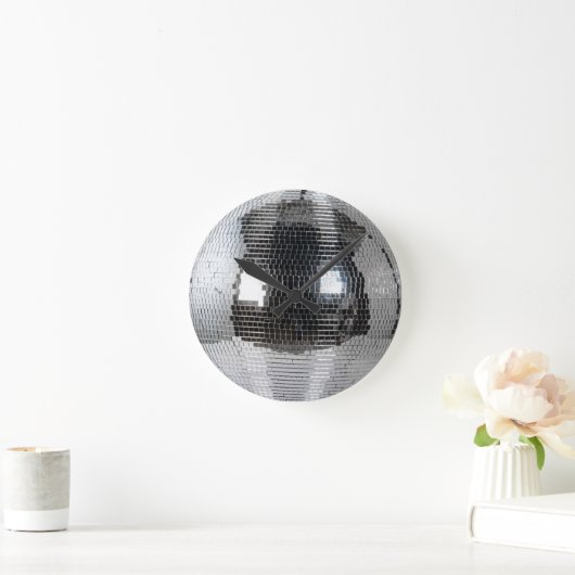 disco ball ラウンド壁時計 (ホーム)