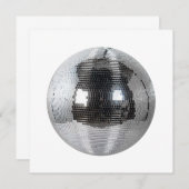 disco ball 招待状 (正面/裏面)