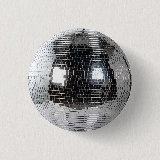 disco ball 缶バッジ (正面)