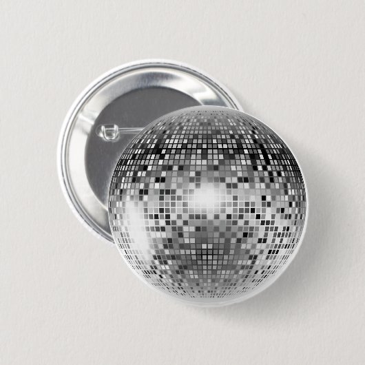 Disco Ball 缶バッジ (正面&裏面)