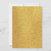 Disco ball cheers New Year's  Party  招待状 (裏面)