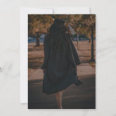 Disco Ball Confetti Graduation Photo 招待状 (裏面)