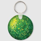 Disco Ball Green Keychain キーホルダー (正面)
