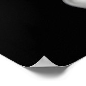 Disco Ball High Heels Print, Black and White ポスター (角)