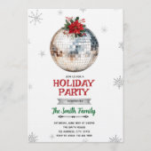 Disco Ball Holiday Party Invitation 招待状 (正面)