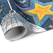 Disco Ball Stars Wrap ラッピングペーパー (ロールコーナー)