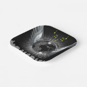 Disco Ball With Wings ペーパープレート (傾斜あり)