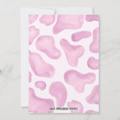 Disco Cowgirl Birthday 招待状 (裏面)