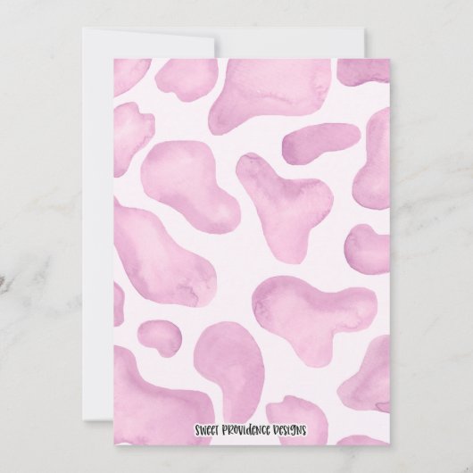 Disco Cowgirl Birthday 招待状 (裏面)