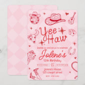 Disco Cowgirl Invitation 招待状 (正面/裏面)