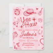 Disco Cowgirl Invitation 招待状 (正面)