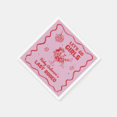 Disco Cowgirl Rodeo Bachelorette Weekend スタンダードカクテルナプキン (角)