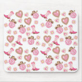 Disco Cowgirl Valentine Mouse Pad マウスパッド (正面)