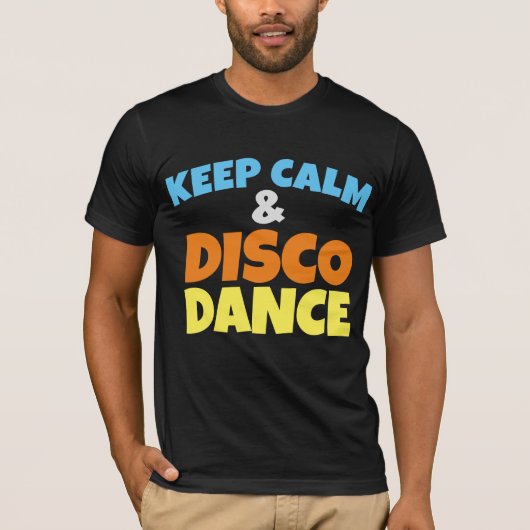 DISCO DANCE 1970s TシャツティーTシャツ Tシャツ (正面)