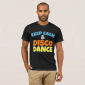 DISCO DANCE 1970s TシャツティーTシャツ Tシャツ (正面フル)