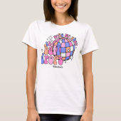 Disco Dance Retro Happy New Year Party Tシャツ (正面)