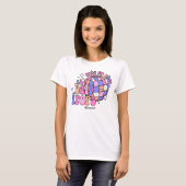 Disco Dance Retro Happy New Year Party Tシャツ (正面フル)