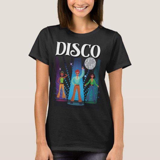 Disco Dancers Disco Ball Disco Party 70s 80s Party Tシャツ (正面)