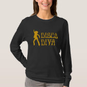 Disco Diva Dancing Retro Disco Diva 70s Dancer Par Tシャツ (正面)