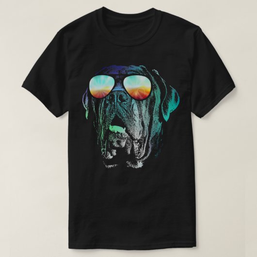 Disco Groovy Cane Corso  Dog Gift  Tシャツ (デザイン正面)