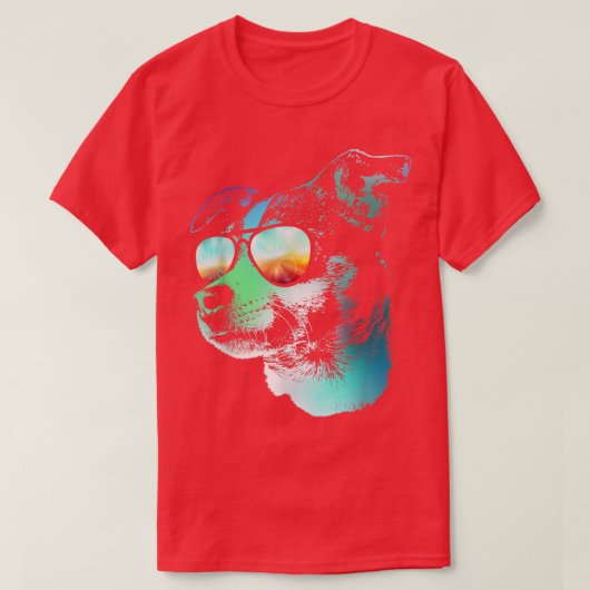 Disco Groovy Rat Terrier Dog Gift Tシャツ (デザイン正面)