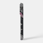 Disco Hearts Phone Case – Chic Glam Style iPhoneケース (左側面)