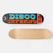 DISCO INFERNO スケートボード 7¾" デッキ (横)