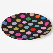 Disco Lights ペーパープレート (アングル)