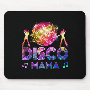 Disco Mama 70をテーマにしたDiscoクイーンヴィンテージセヴェンティ マウスパッド