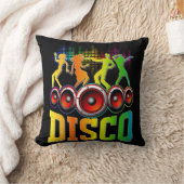 Disco Music 80s 90sパーティーGroove ファンキー Music クッション (ブランケット)