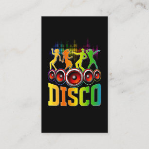 Disco Music 80s 90sパーティーGroove ファンキー Music 名刺