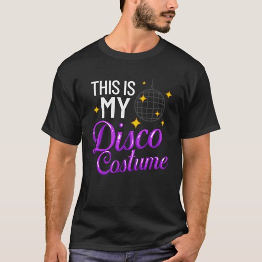 Disco Music Light Ball Party Night Dancing Club Tシャツ (正面)