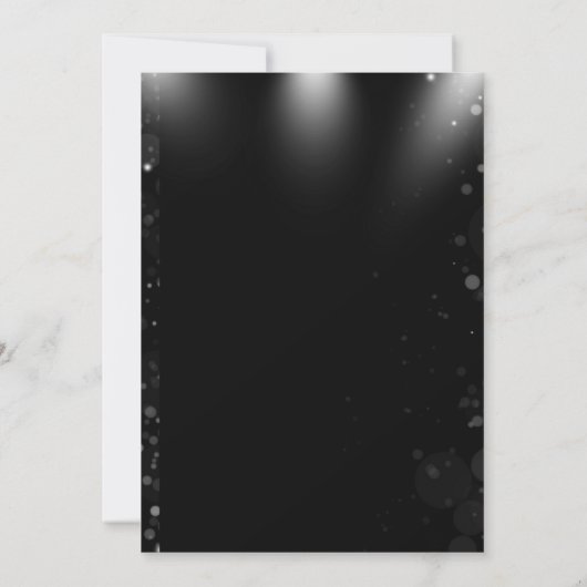 Disco Party | 70'S Adults Birthday  招待状 (裏面)