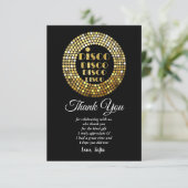 disco party invitation 招待状 (スタンド正面)