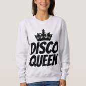 DISCO QUEENヴィンテージ女子Tシャツ&フード付 スウェットシャツ (正面)