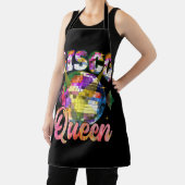 Disco Queen 70sをテーマにした踊り70年代ボールコスト エプロン (インサイチュ)