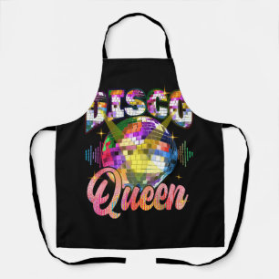 Disco Queen 70sをテーマにした踊り70年代ボールコスト エプロン