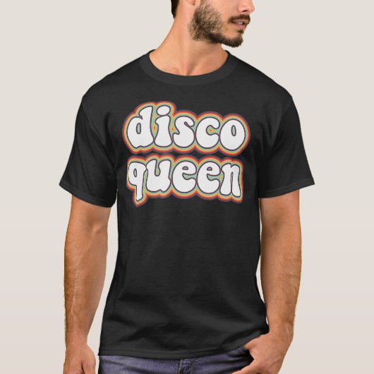 Disco Queen Roller Disco Outfit 70s Costume For Wo Tシャツ (正面)