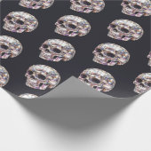 Disco Skull Black Gift ラッピングペーパー (角)