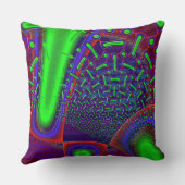 Disco Techダイクロイックガラスフラクタル クッション (裏面)