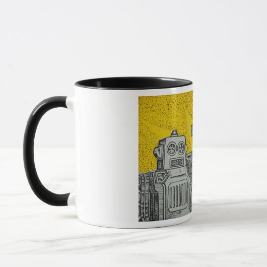 "Discobots"のマグ マグカップ (左)