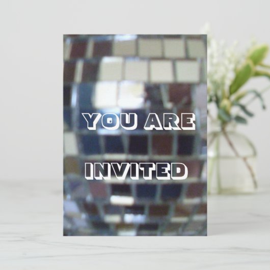 Discokugel-Einladung 招待状 (スタンド正面)