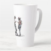 Disconnected Parallel Screens Silent Conversation  カフェラテマグ (右アングル)