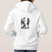 Disconnected Parallel Screens Silent Conversation  パーカ (裏面)