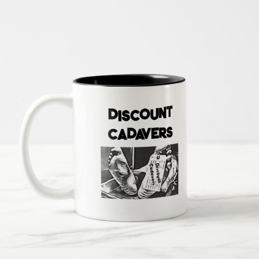 Discount Cadavers Mug ツートーンマグカップ (左)