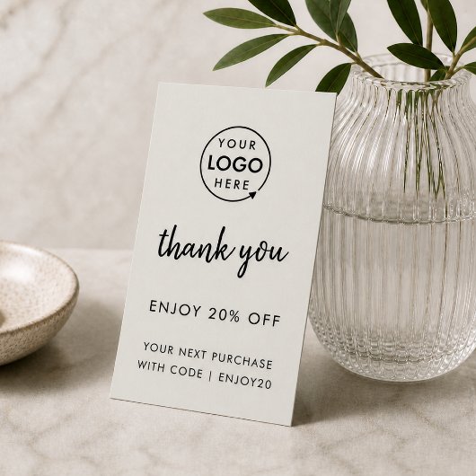 Discount Card | ビジネス 御礼 ロイヤルティ グレー 割引カード